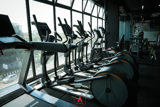 Ellipticals and bikes