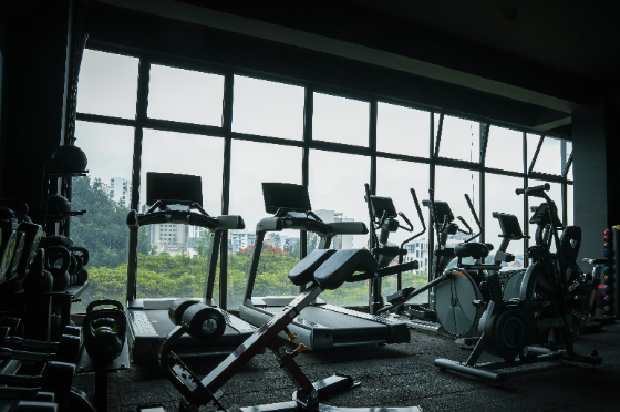 Private room cardio by the windows